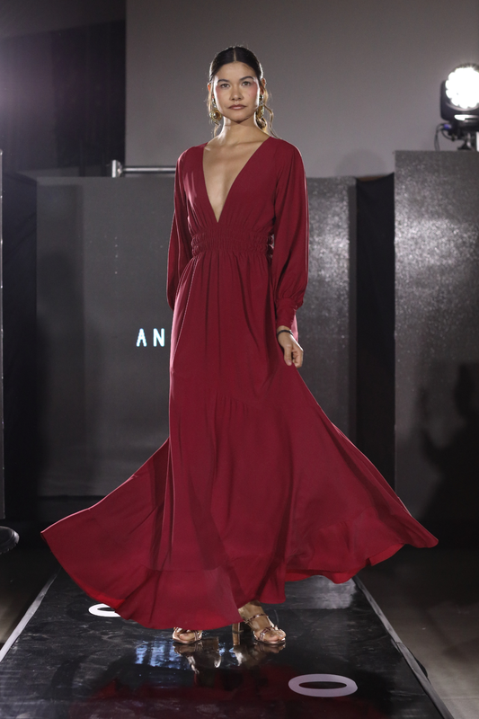 Vestido Carmesí