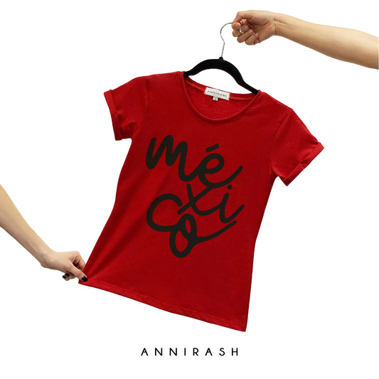 Playera México Roja