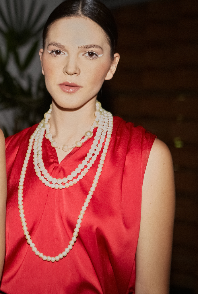 Blusa Lupita Roja UNITALLA